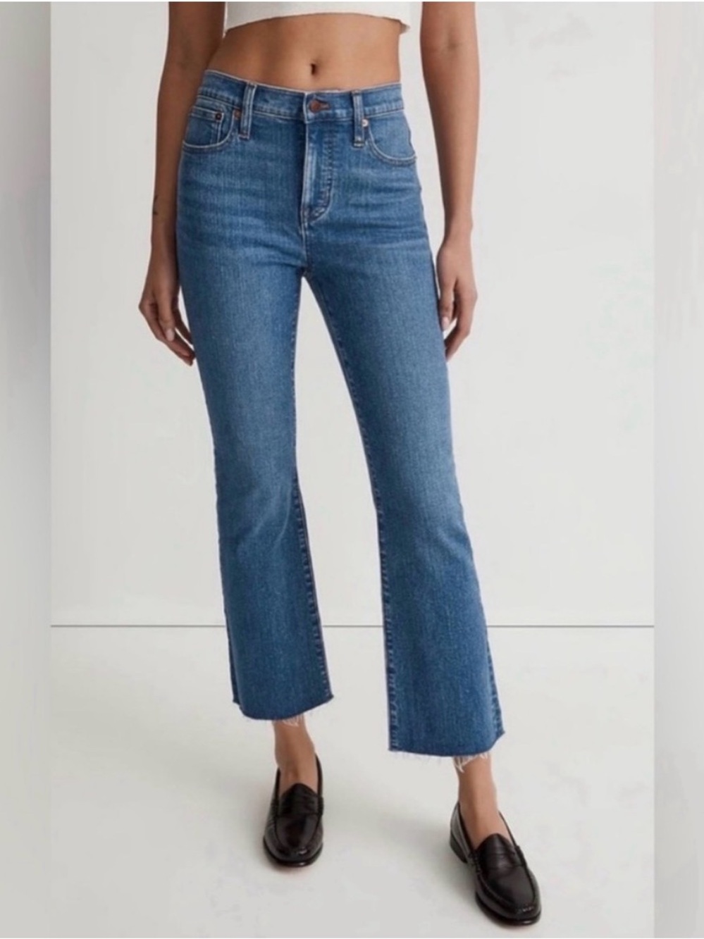 Madewell Mid-Rise Kickout Jeans